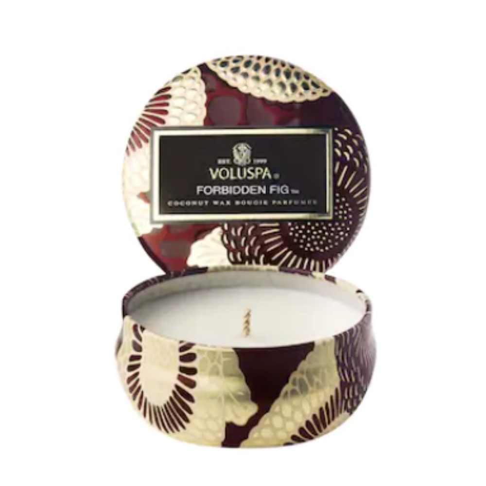 Voluspa Forbidden Fig scented mini candle NWT
